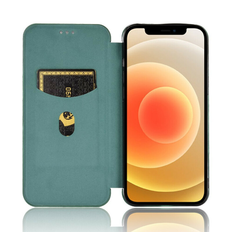 Flip Cover iPhone 13 Mini Hiilikuitu