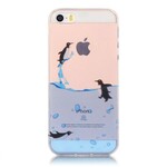 iPhone SE/5/5S Clear Case Pingviini peli