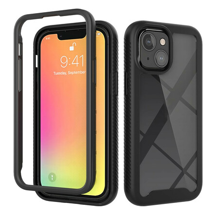 iPhone 13 Mini Kotelo Hybrid Design Silikoni reunat