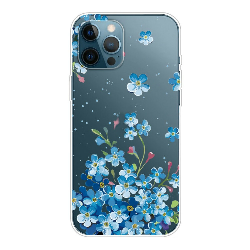 Kotelo iPhone 13 Pro Sininen kukkakimppu
