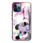 iPhone 13 Pro kotelo karkaistu lasi Panda ja bambu