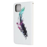 iPhone 13 Pro Feather Strap -kotelo