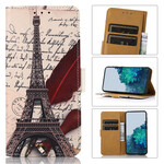 Kotelo iPhone 13 Pro Max Eiffel-torni Runoilija