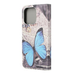 Kotelo iPhone 13 Pro Butterfly Blue