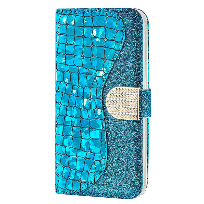 Kotelo iPhone 13 Pro Max Croco Diamondsille