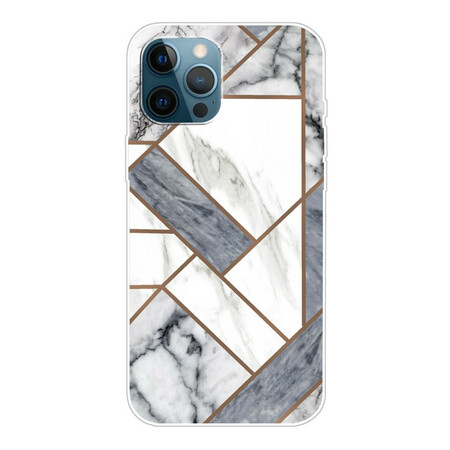 iPhone 13 Pro marmorikotelo muuttuva geometrinen