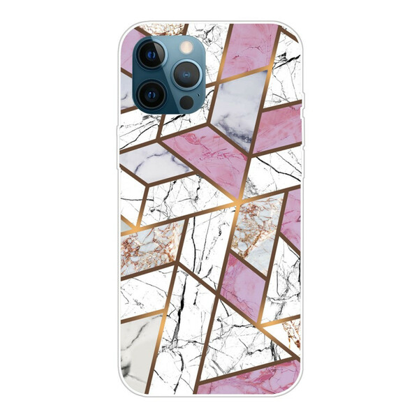 iPhone 13 Pro Marble Geometry Case