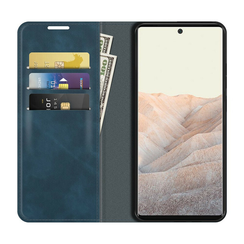 Flip Cover Google Pixel 6 Pro Skin-Touch suojakansi