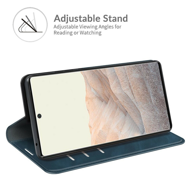 Flip Cover Google Pixel 6 Pro Skin-Touch suojakansi