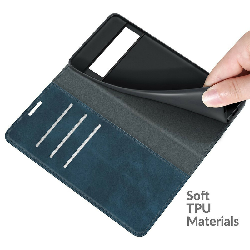 Flip Cover Google Pixel 6 Pro Skin-Touch suojakansi