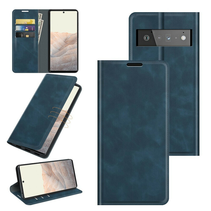 Flip Cover Google Pixel 6 Pro Skin-Touch suojakansi