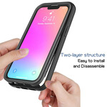 iPhone 13 Pro Case Hybrid Design Silikoni reunat