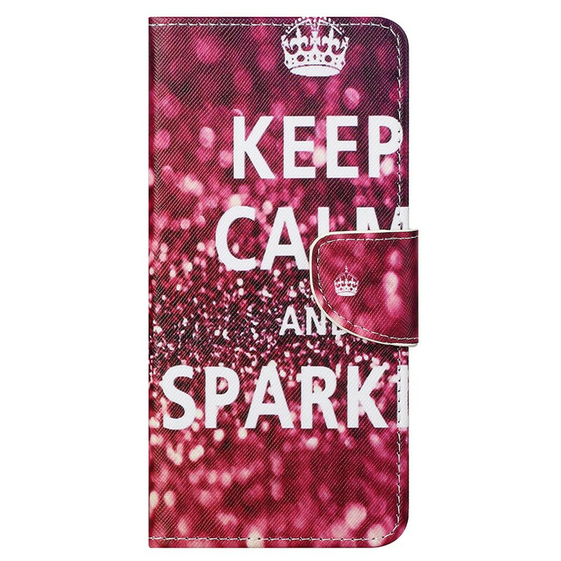 Kotelo iPhone 13 Pro Maxille Keep Calm and Sparkle