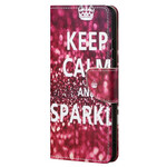 Kotelo iPhone 13 Pro Maxille Keep Calm and Sparkle