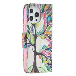 Kotelo iPhone 13 Pro Max värillinen puu