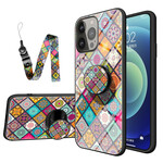 iPhone 13 Pro magneettinen Patchwork-kotelo
