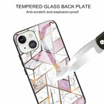 Kotelo iPhone 13 karkaistu lasi Marble Geometry