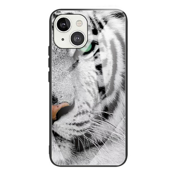 IPhone 13 Tiger karkaistu lasi tapauksessa
