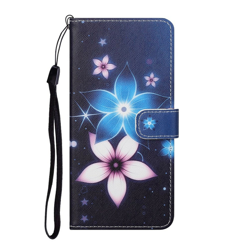 Kotelo iPhone 13 Lunar Flowers kanssa Lanyard