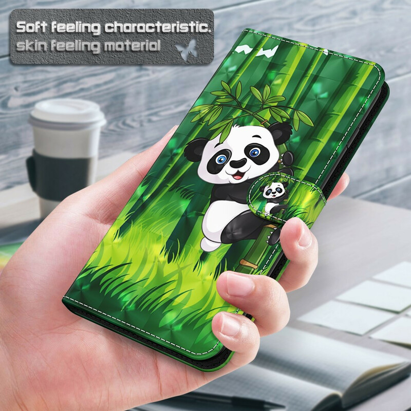 Kotelo iPhone 13 Panda ja bambu