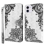 Kansi iPhone 13 Fleurs Dentelle