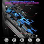 iPhone 13 Pro Max Camouflage Case Irrotettava jalusta