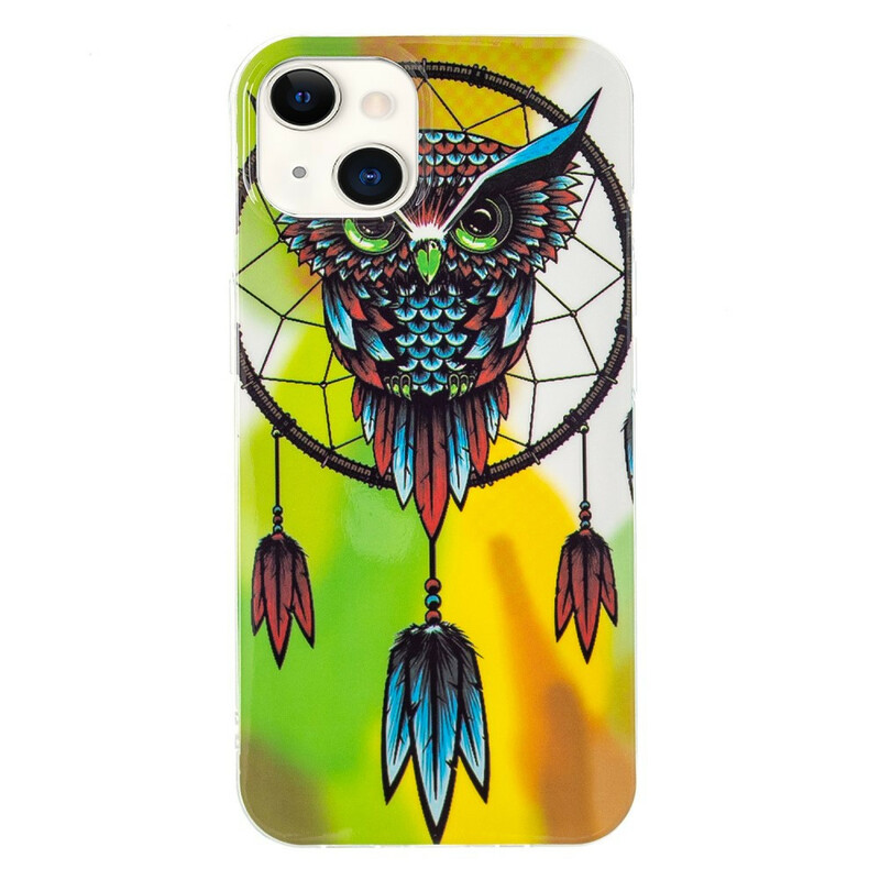 iPhone 13 Dreamcatcher Owl Fluoresoiva asia