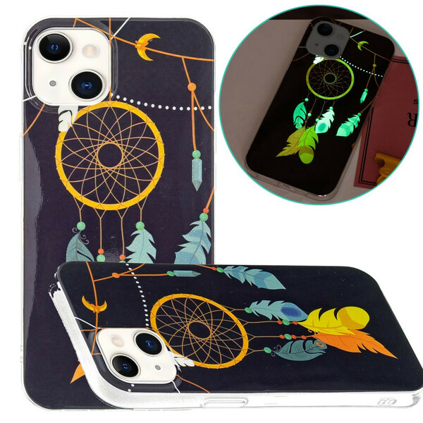 Ainutlaatuinen fluoresoiva iPhone 13 Dreamcatcher asia