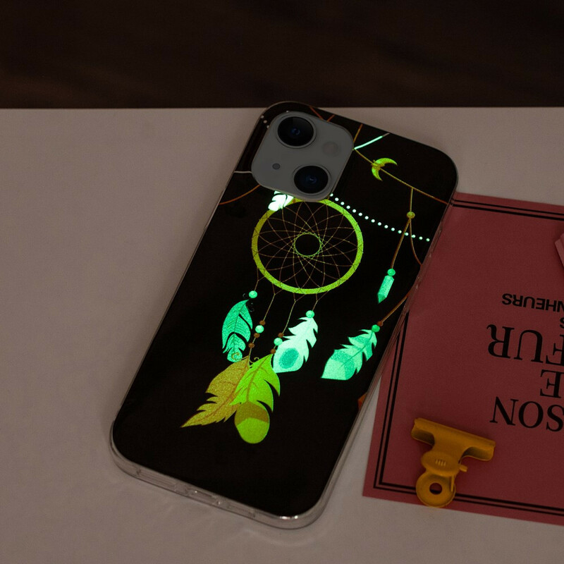 Ainutlaatuinen fluoresoiva iPhone 13 Dreamcatcher asia