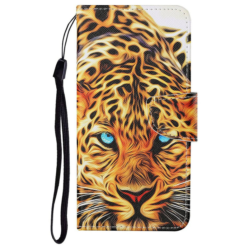 iPhone 13 Tiger Case hihnalla