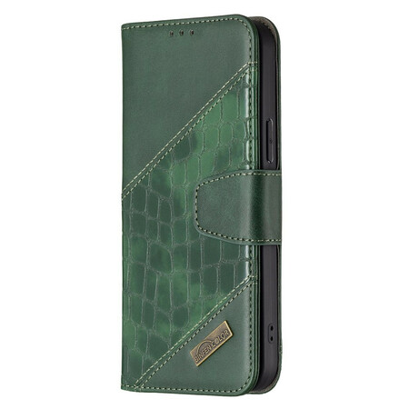 Kotelo iPhone 13 Pro Max Classic Crocodile Skin Effect -malliin