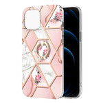 iPhone 13 Kotelo Floral Ring-tuki