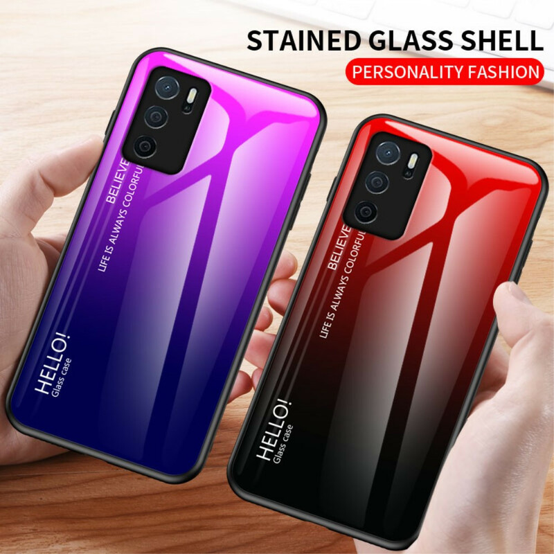 Oppo A16 / A16s karkaistu lasi Case Hello