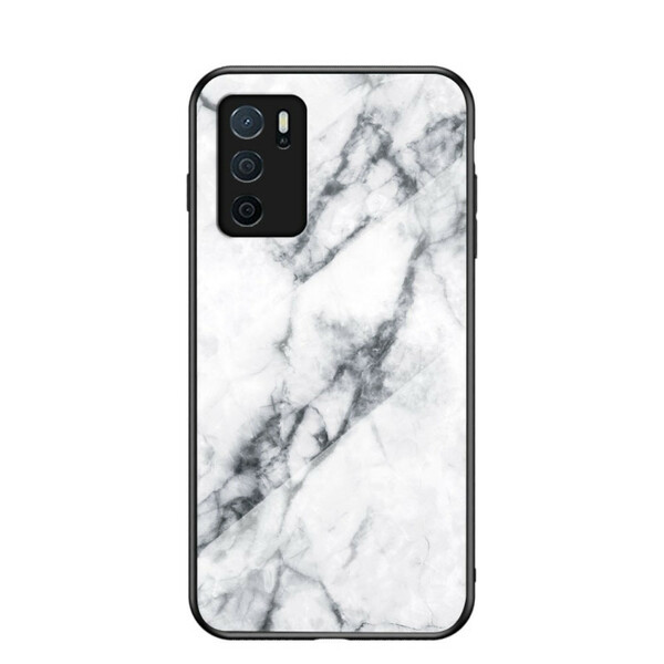 Oppo A16 / A16s Marble Colors karkaistu lasi asia