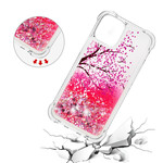 Kotelo iPhone 13 Tree Glitter