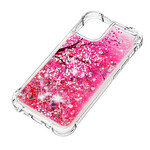 Kotelo iPhone 13 Tree Glitter