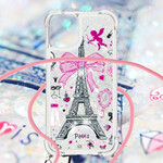 iPhone 13 tapauksessa Eiffel-tornin merkkijono