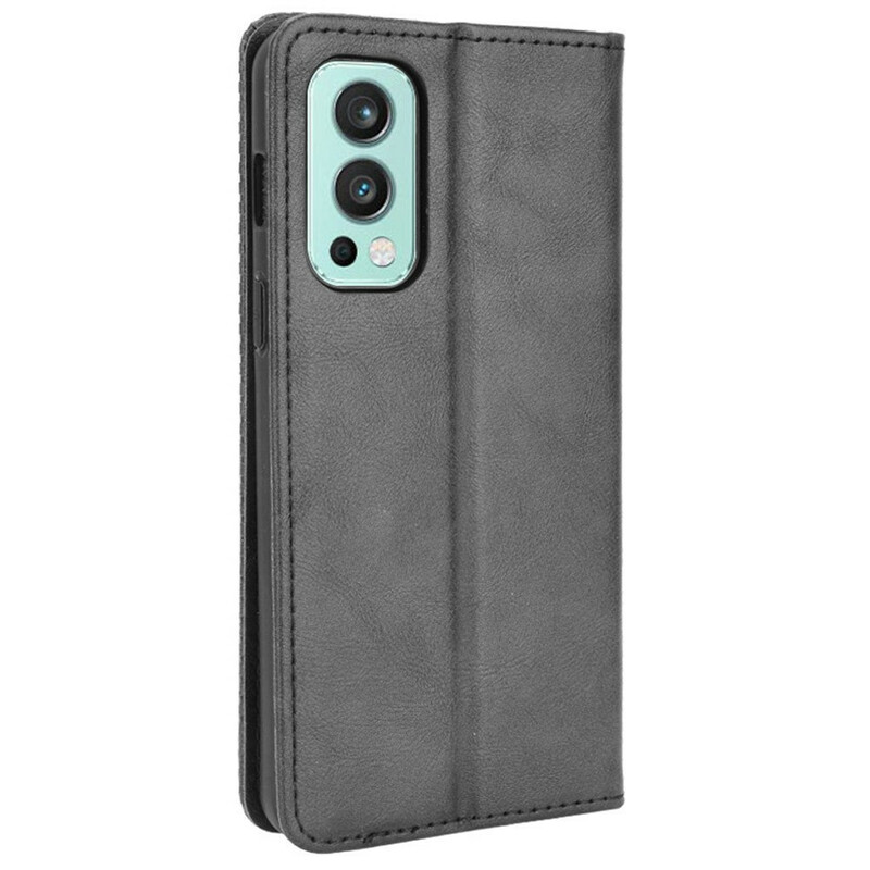 Flip Cover OnePlus Nord 2 5G Nahkatehoste Vintage Tyylikäs