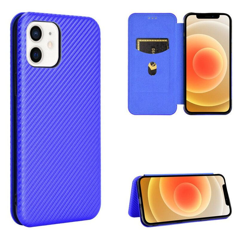 Flip Cover iPhone 13 Hiilikuitu