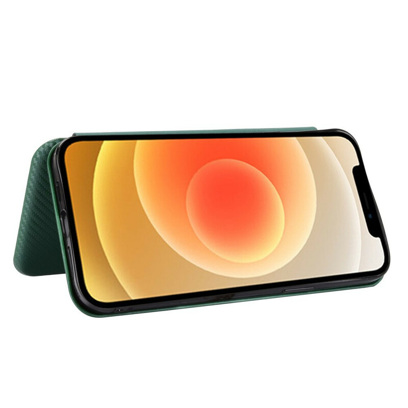 Flip Cover iPhone 13 Hiilikuitu