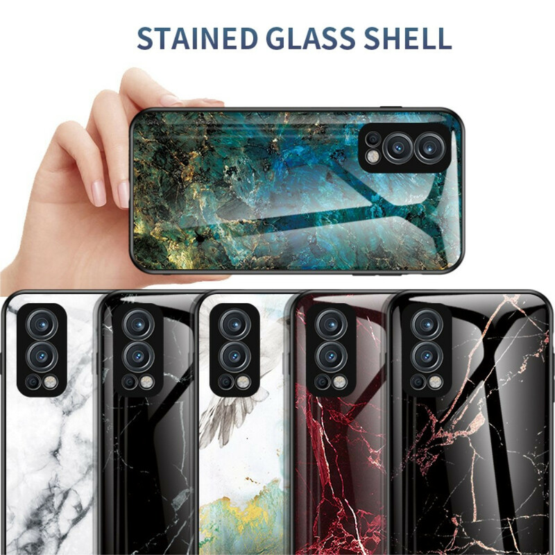 OnePlus Nord 2 5G Asia Marble värit karkaistu lasi