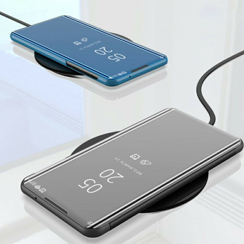 Näytä kansi OnePlus Nord 2 5G peili ja keinonahkainen nahka