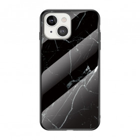 iPhone 13 kotelo marmorin värit karkaistu lasi