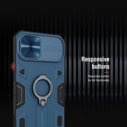 iPhone 13 Ultra Resistant Case suojaa NILLKIN Photo Module -valokuvamoduulia