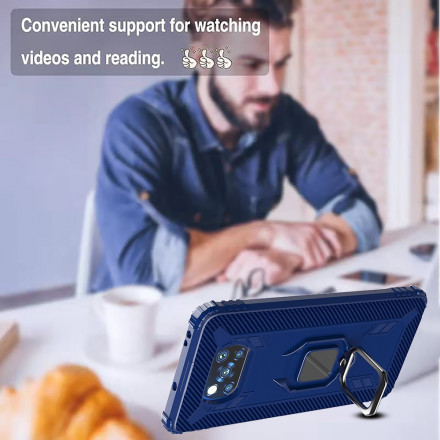 Poco X3 / X3 Pro / X3 NFC rengas ja hiilikuitukotelo