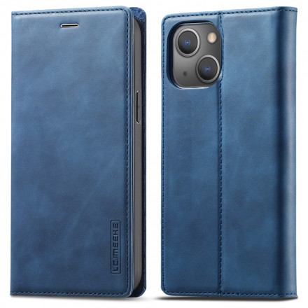 Flip Cover iPhone 13 LC.IMEEKE Nahkaefekti