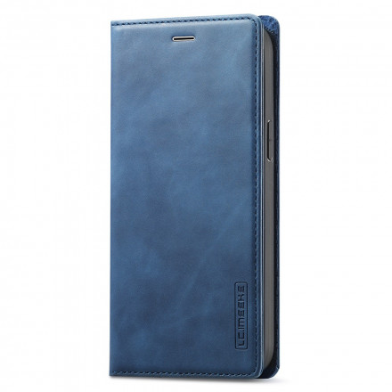 Flip Cover iPhone 13 LC.IMEEKE Nahkaefekti