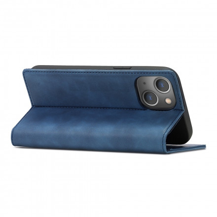 Flip Cover iPhone 13 LC.IMEEKE Nahkaefekti