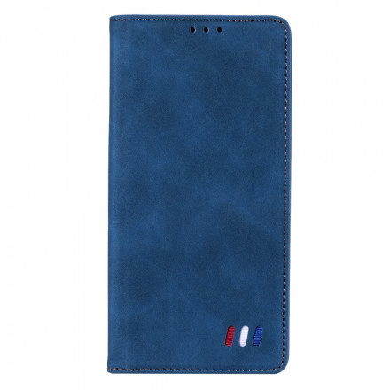 Flip Cover iPhone 13 Style Nahka Tricolour