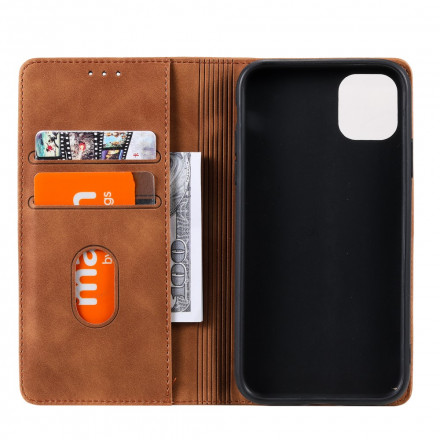 Flip Cover iPhone 13 Style Nahka Tricolour